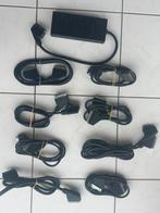 Cables tél/tv/ordi… (+/-80 pièces)+ 3 spots., Enlèvement, Comme neuf, Moins de 2 mètres, Câble TV