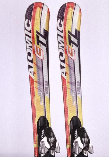 SKIS ATOMIC E-TL de 123 cm, noyau en composite + Atomic Evox, Carving, Skis, Utilisé, Atomic