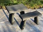 Set bijzettafels handgemaakt, Huis en Inrichting, Nieuw, 55 tot 75 cm, Overige vormen, Hout