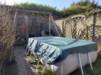 Piscine intex + baches + rechauffeur + filtre, Jardin & Terrasse, Piscines, 200 à 400 cm, Moins de 200 cm, Enlèvement, Utilisé