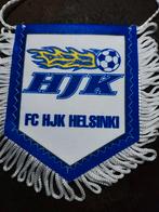Bannière rétro HJK Helsinki 8x10cm avec frange, Fanion ou Écharpe, Envoi, Neuf