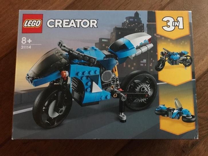 Lego Creator Snelle motor 3 in 1, Nr. 31114, Kinderen en Baby's, Speelgoed | Duplo en Lego, Zo goed als nieuw, Lego, Complete set