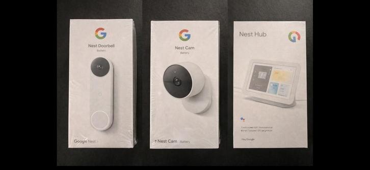 Pack Google Nest – NEUF & SCELLÉ – Smart Home complète, Maison & Meubles, Sonnettes, Comme neuf, Sans fil, Enlèvement