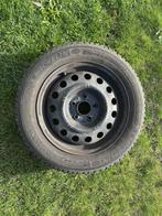 Winterbanden Michelin Alpin op stalen velg, Auto-onderdelen, Ophalen, Gebruikt, 16 inch, Banden en Velgen