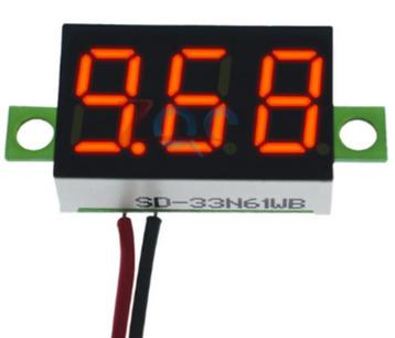 Voltmètre numérique à LED DC 2,5 V-32 V (intégré), Enlèvement ou Envoi