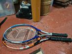 Twee tennis rackets + hoes + tas, Sport en Fitness, Ophalen of Verzenden, Gebruikt, Tas