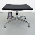 1x Vitra Eames EA 125 Hocker Zwart Hopsak - Chroom