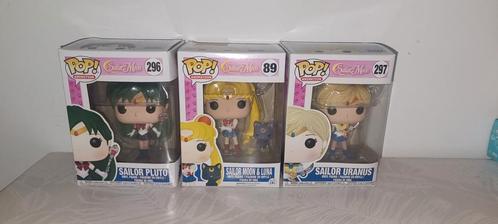 Veel funko Pop Sailor Moon 89 Sailor Pluto 296 Sailor Uranus, Verzamelen, Poppetjes en Figuurtjes, Gebruikt, Ophalen of Verzenden