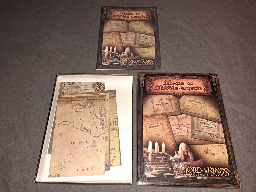 Lord of the rings. Maps of Middle Earth, Ophalen of Verzenden, Zo goed als nieuw, Overige typen