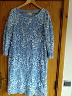 Blauw/ witte kanten winterjurk . maat 48. merk Event, Blauw, Maat 46/48 (XL) of groter, Gedragen, Event