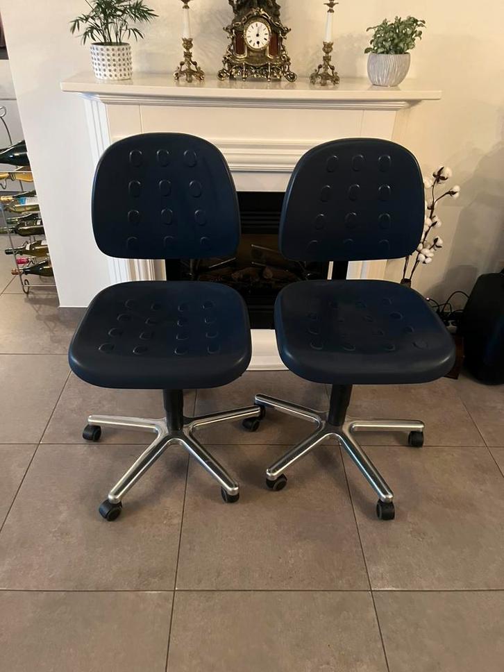 Werkstoel Labkoo Poly 11, Huis en Inrichting, Bureaustoelen, Zo goed als nieuw, Bureaustoel, Blauw, Ergonomisch, Ophalen of Verzenden