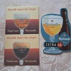 3 viltjes WESTMALLE TRAPPIST, Ophalen, Zo goed als nieuw, Viltje(s)