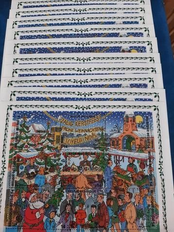 België:  Blok 73** Kerstmis en Nieuwjaar 10 stuks. 1996 beschikbaar voor biedingen