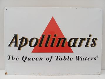Reclamebord Apollinaris metaal 49cmx34cm beschikbaar voor biedingen
