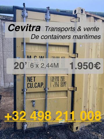 Container maritime Catégorie A beschikbaar voor biedingen
