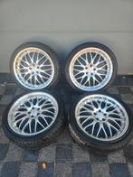 18" 5x100 ET35 aluminium velgen + 225/40 R18 banden — Golf 4, Auto-onderdelen, Gebruikt