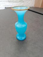 Opaal blauwe vaas Murano, Ophalen, Zo goed als nieuw