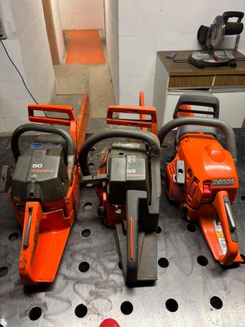 Lot de tronçonneuses Husqvarna beschikbaar voor biedingen