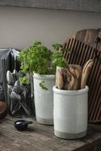 Franse Gres Vaas Bloempot - Keukenhulphouder Utensils, Rond, Nieuw, Ophalen of Verzenden, Aardewerk