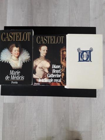 3 livres:MARIE DE MÉDICIS +CATHERINE DE POITIERS/A. Castelot