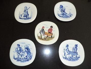 sierborden Arthur CHARLIER Leuven Breugel figuren L. Delcon  beschikbaar voor biedingen