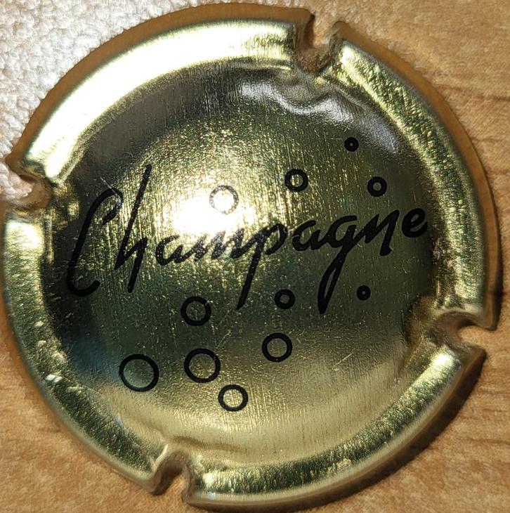 Capsule Champagne de VIGNERONS or & noir nr.608, Verzamelen, Wijnen, Nieuw, Champagne, Frankrijk, Ophalen of Verzenden