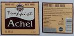 Etiquette de bière Achel Brasserie De Achelse Kluis (3r9), Utilisé, Enlèvement ou Envoi