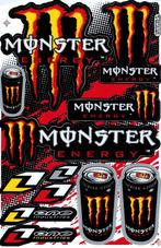Monster Energy Orange stickervel stickers stickerset, Ophalen of Verzenden, Nieuw, Merk