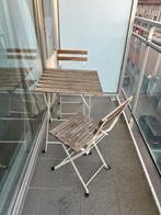 Terrastafel met 2 stoelen, Tuin en Terras, Tuinsets en Loungesets, Gebruikt, Tuinset, Eettafel, Ophalen