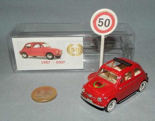 Solido 1/43 : Fiat 500 "Jubilé 50 ans 1957-2007", Hobby & Loisirs créatifs, Voitures miniatures | 1:43, Neuf, Voiture, Solido