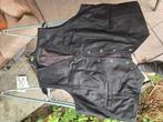 Zwart lederen (biker) gilet.4x xl, Kleding | Heren, Grote Maten, Ophalen, Zo goed als nieuw, Zwart