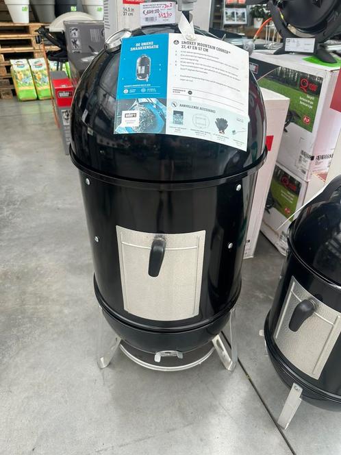 Weber smokey mountain cooker smoker 47 cm, Tuin en Terras, Houtskoolbarbecues, Nieuw, Ophalen