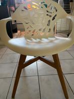 Stoel, Huis en Inrichting, Stoelen, Ophalen, Zo goed als nieuw, Wit, Hout