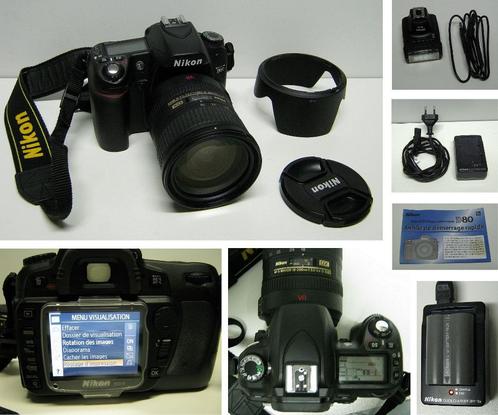Nikon D80 avec zoom x 300, Audio, Tv en Foto, Fotocamera's Digitaal, Gebruikt, Nikon, Ophalen
