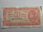 Joegoslavië 20 Dinara 1944, Postzegels en Munten, Bankbiljetten | Europa | Niet-Eurobiljetten, Verzenden, Joegoslavië