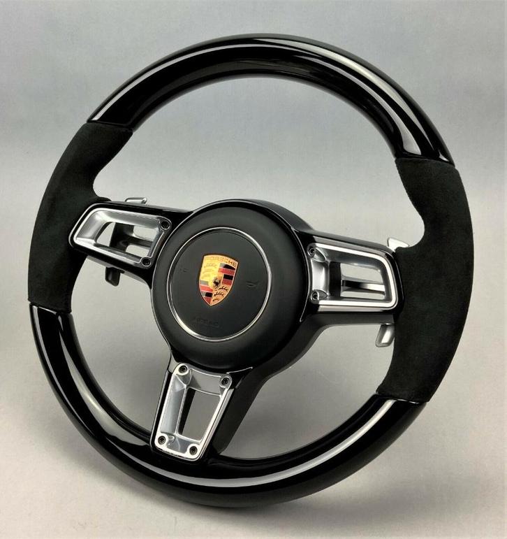 Porsche stuur glanszwart pdk flippers alcantara upgrade, Auto-onderdelen, Besturing, Porsche, Nieuw, Ophalen of Verzenden