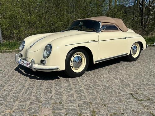 Porsche 356 speedster, Auto's, Porsche, Particulier, Benzine, 2 deurs, Handgeschakeld, Beige, Bruin, Leder, Ophalen