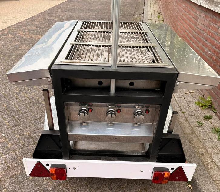 Prachtige complete bbq aanhanger, Auto diversen, Aanhangers en Bagagewagens, Zo goed als nieuw, Ophalen