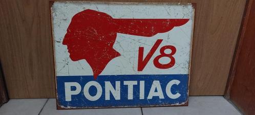 Panneau publicitaire Pontiac V8, Collections, Marques automobiles, Motos & Formules 1, Neuf, Voitures, Enlèvement ou Envoi