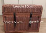 Houten opbergmand 80 x 55 x 55, Huis en Inrichting, Ophalen, 50 tot 100 cm, 50 tot 75 cm, Zo goed als nieuw