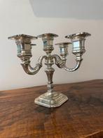 5 armen kandelaar vintage, Ophalen of Verzenden, Zilver
