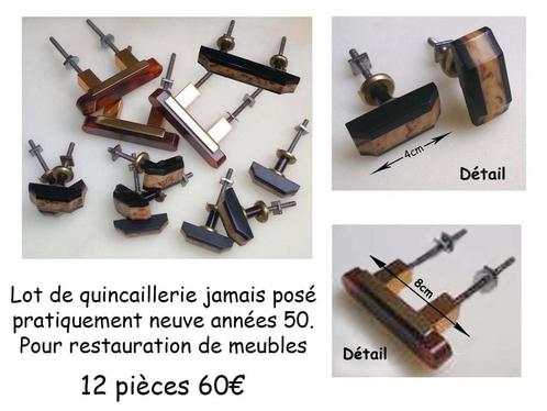 Nieuwe vintage hardware uit de jaren 50 is nooit geïnstallee, Verzamelen, Retro, Huis en Inrichting, Verzenden