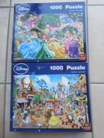 2 leuke volledige Disney puzzels van 1000 stukjes, Ophalen of Verzenden, 500 t/m 1500 stukjes, Gebruikt, Legpuzzel