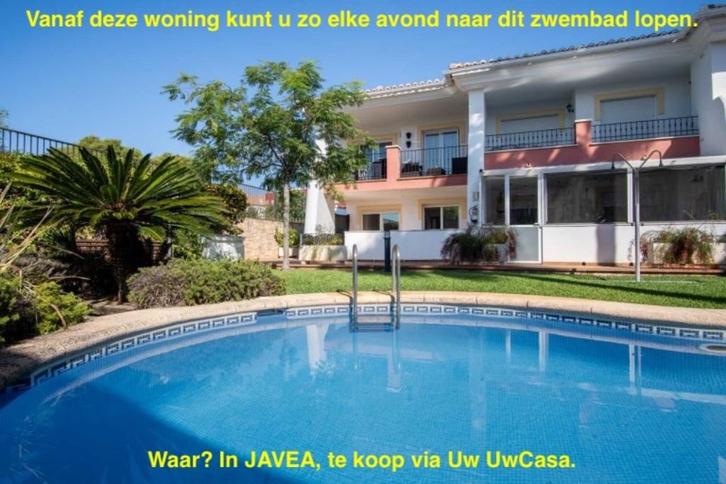 Uw eigen Appartement in JAVEA met groot terras parking met, Immo, Buitenland, Spanje, Appartement, Dorp