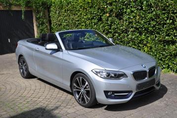 BMW 218i DECAPOTABLE - SPORT LINE, Autos, Argent ou Gris, Euro 6, Capteur de lumière, Boîte manuelle