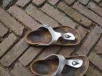 Gratis verzenden zilveren gizeh birkenstock slippers mt 36, Kleding | Dames, Schoenen, Slippers, Overige kleuren, Verzenden, Zo goed als nieuw