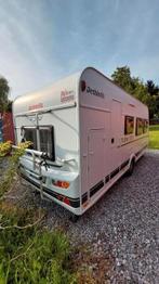 Dethleffs 480 Qlk caravan, Caravans en Kamperen, Caravans, Stapelbed, Particulier, Dethleffs, Uitbouw voortent