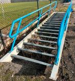 Stalen metalen trap 300 - 360cm. Zwaar, industrieel., Doe-het-zelf en Bouw, Ophalen, Gebruikt, Trap, 2 tot 4 meter