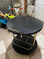 Hoektafel of servies met wielen, Overige materialen, Rond, 55 tot 75 cm, Zo goed als nieuw