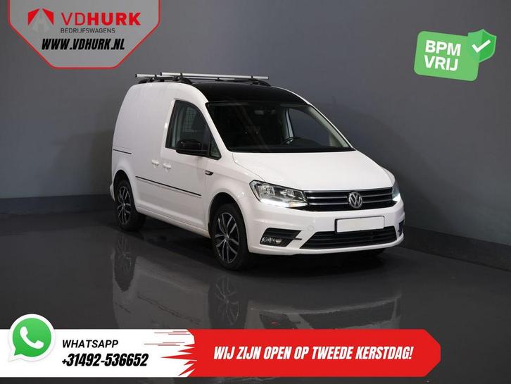 Volkswagen Caddy 2.0 TDI 100 pk DSG Aut. BPM VRIJ! Edition 3, Auto's, Bestelwagens en Lichte vracht, Bedrijf, ABS, Airconditioning